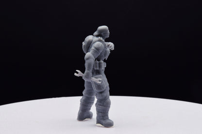 Gears Of War Damon Baird Mechanic Ot Miniature - TheSTLSmith - 3D Printed with high quality resin for Skirmish/D&D games