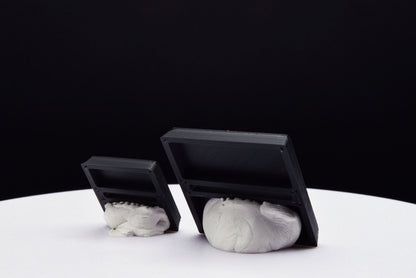 Slotted Square Bases for Miniatures (Parallel) - 20mm 25mm 30mm - 3D Printed with high quality PLA+ for Tabletop Games/Wargames/D&D games
