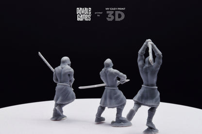 Blood-Handed Bersekers - Davale Games - 3D Printed with high quality resin for LOTR/D&D games