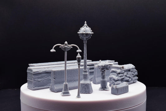 Gears Of War COG Scatter Pack Scenery Miniature - TheSTLSmith - 3D Printed with high quality resin for Skirmish/D&D games