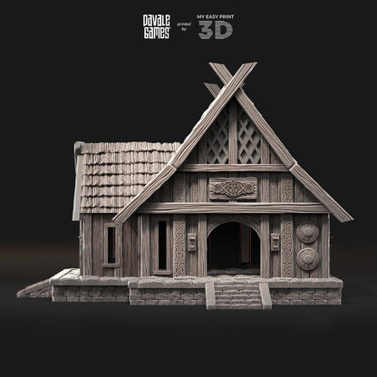 Viking House - Scenery - Davale Games - Mythological games - 3D Printed with high quality resin or PLA+