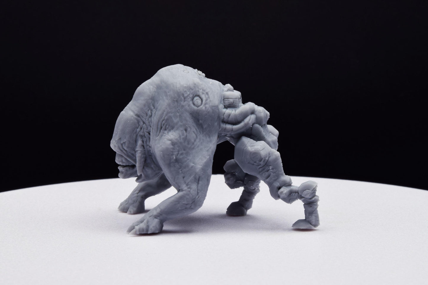 Doom Pinky Miniature - Fanmade - TheSTLSmith - 3D Printed with high quality resin for Skirmish/D&D games