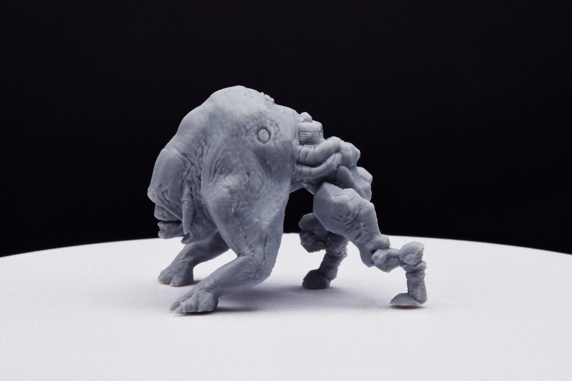 Doom Pinky Miniature - Fanmade - TheSTLSmith - 3D Printed with high quality resin for Skirmish/D&D games