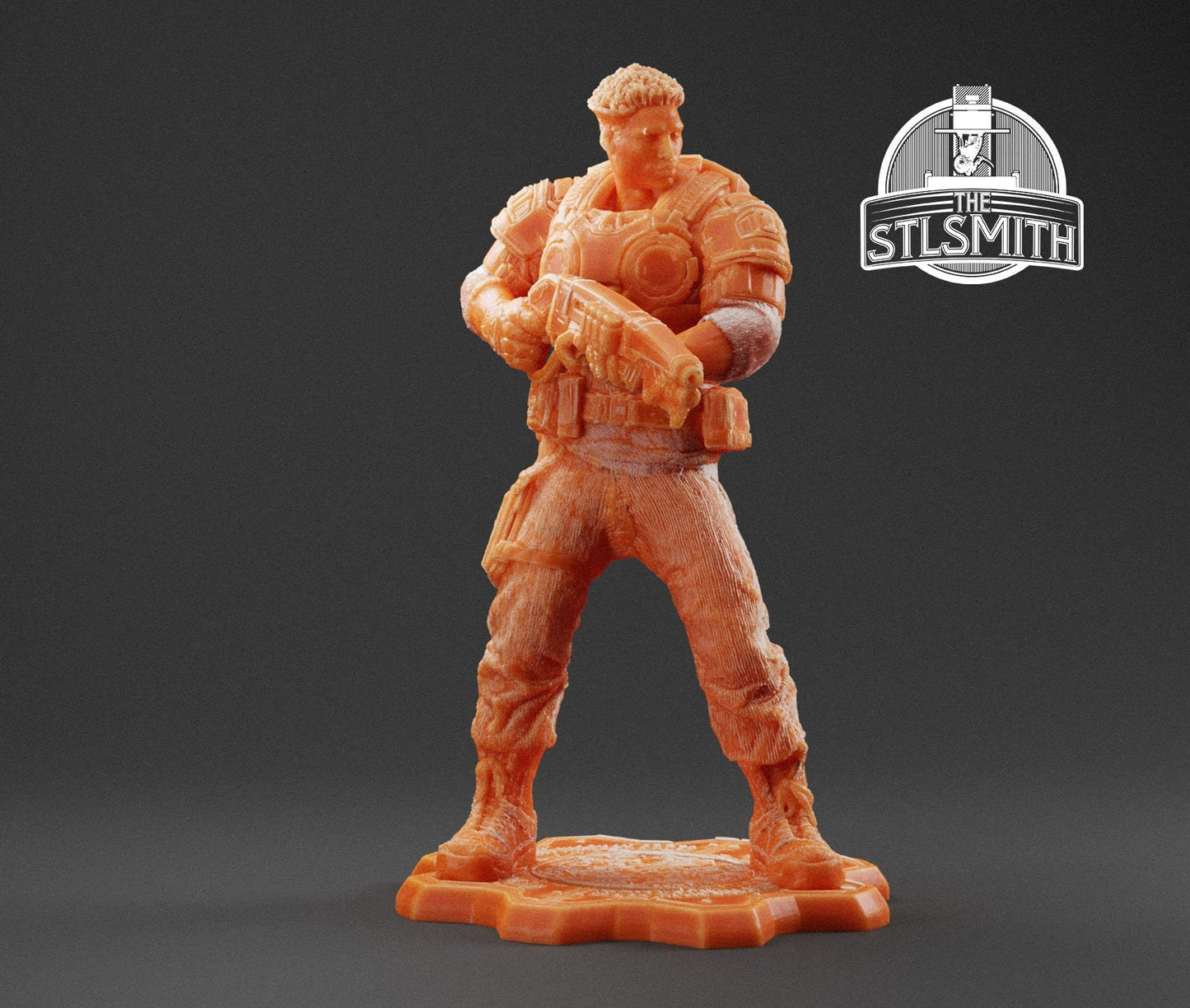 Gears Of War COG Del Walker Ot Miniature - TheSTLSmith - 3D Printed with high quality resin for Skirmish/D&D games