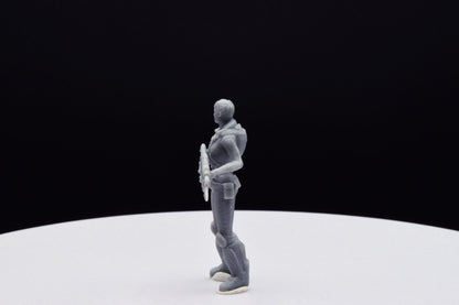 Gears Of War Alex Brand Ot Miniature - TheSTLSmith - 3D Printed with high quality resin for Skirmish/D&D games