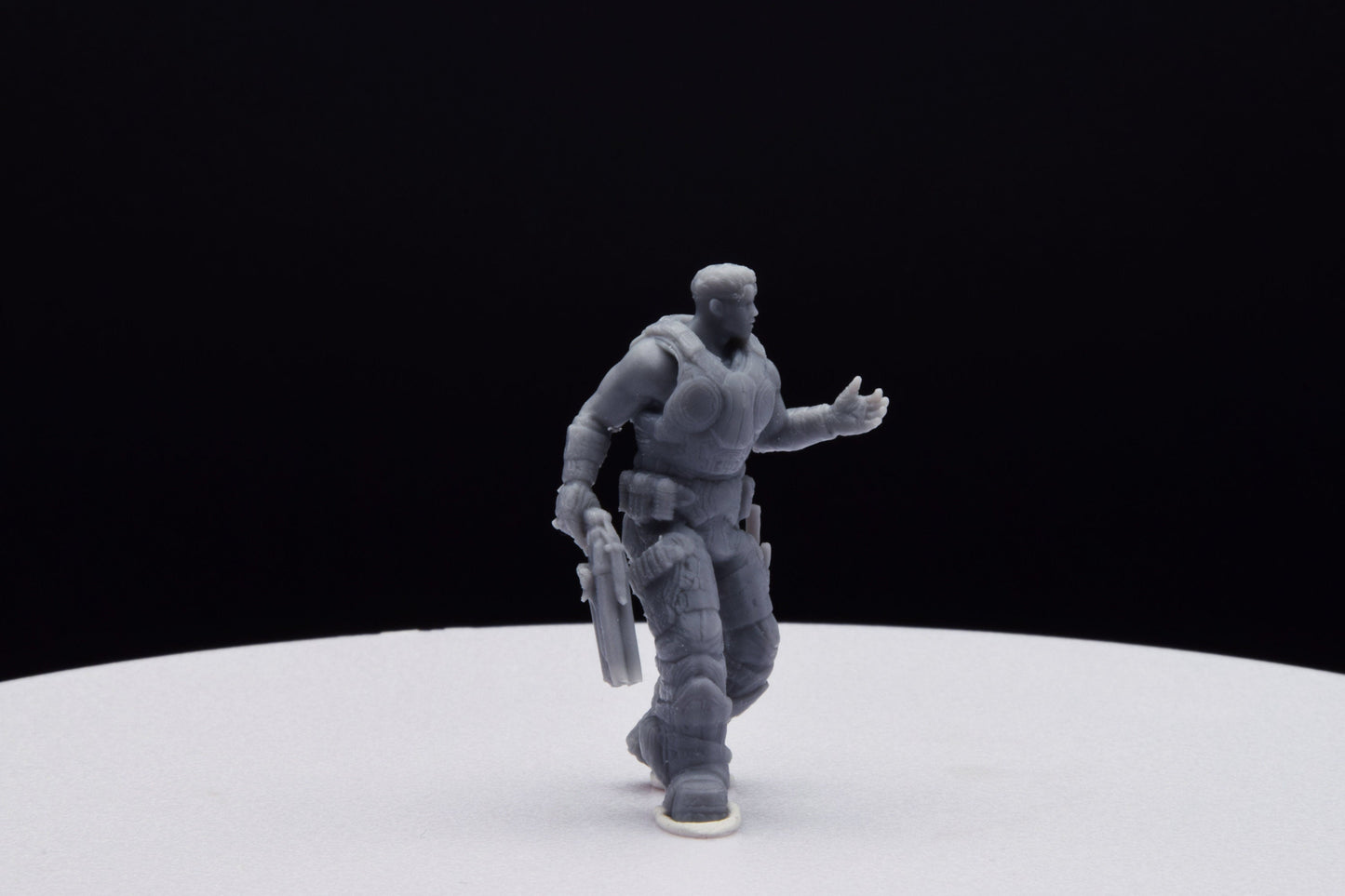 Gears Of War Damon Baird Summer Ot Miniature - TheSTLSmith - 3D Printed with high quality resin for Skirmish/D&D games