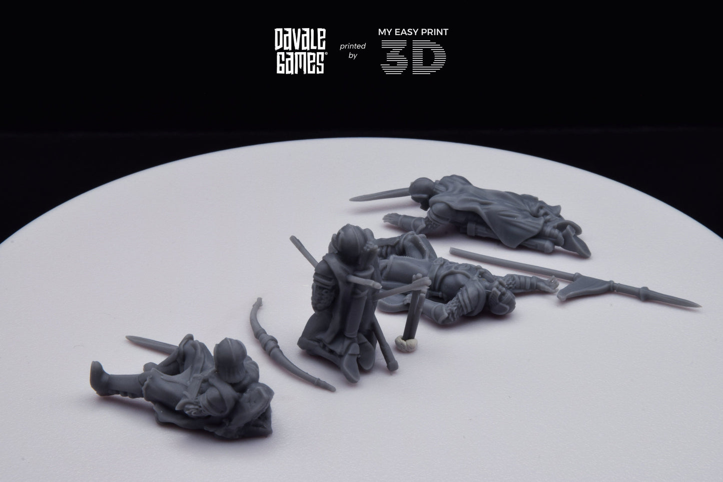 High Human Casualty - Davale Games - 3D Printed with high quality resin for LOTR/D&D games