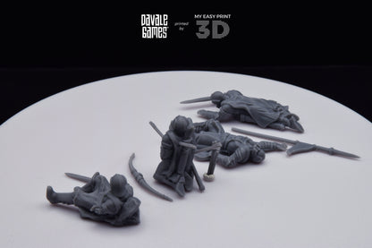 High Human Casualty - Davale Games - 3D Printed with high quality resin for LOTR/D&D games