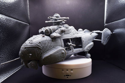 Gears Of War COG Kingraven Helicopter Ot Miniature - TheSTLSmith - 3D Printed with high quality resin for Skirmish/D&D games