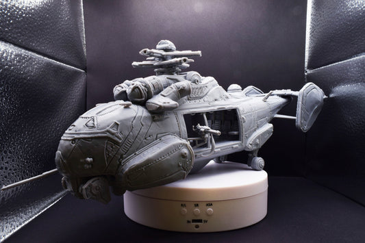 Gears Of War COG Kingraven Helicopter Ot Miniature - TheSTLSmith - 3D Printed with high quality resin for Skirmish/D&D games