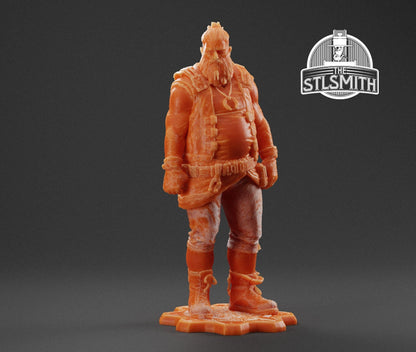 Gears Of War Oscar Diaz Outsider Ot Miniature - TheSTLSmith - 3D Printed with high quality resin for Skirmish/D&D games