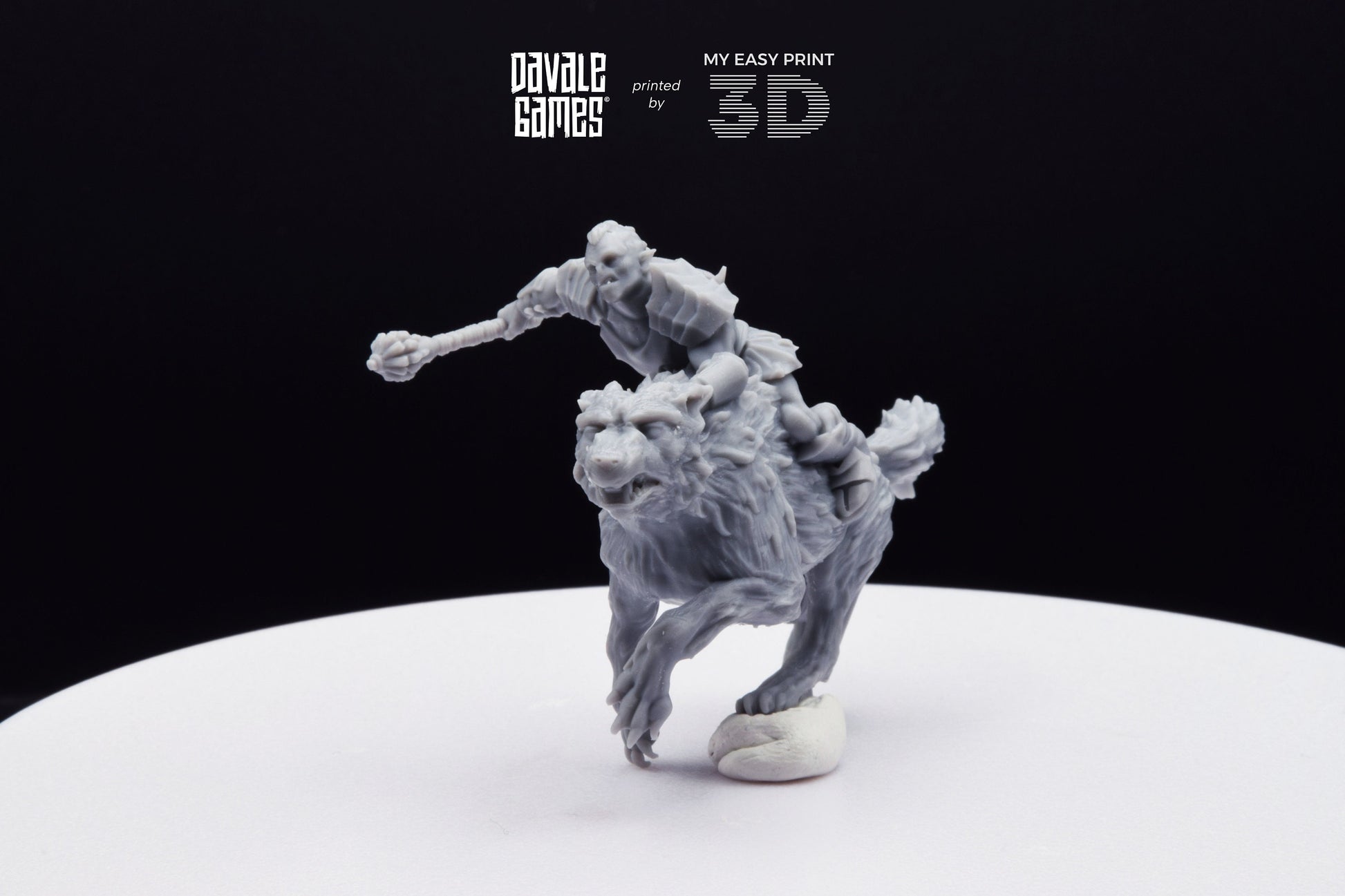 The Irreverent - Mounted - Davale Games - 3D Printed with high quality resin for LOTR/D&D games