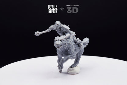 The Irreverent - Mounted - Davale Games - 3D Printed with high quality resin for LOTR/D&D games