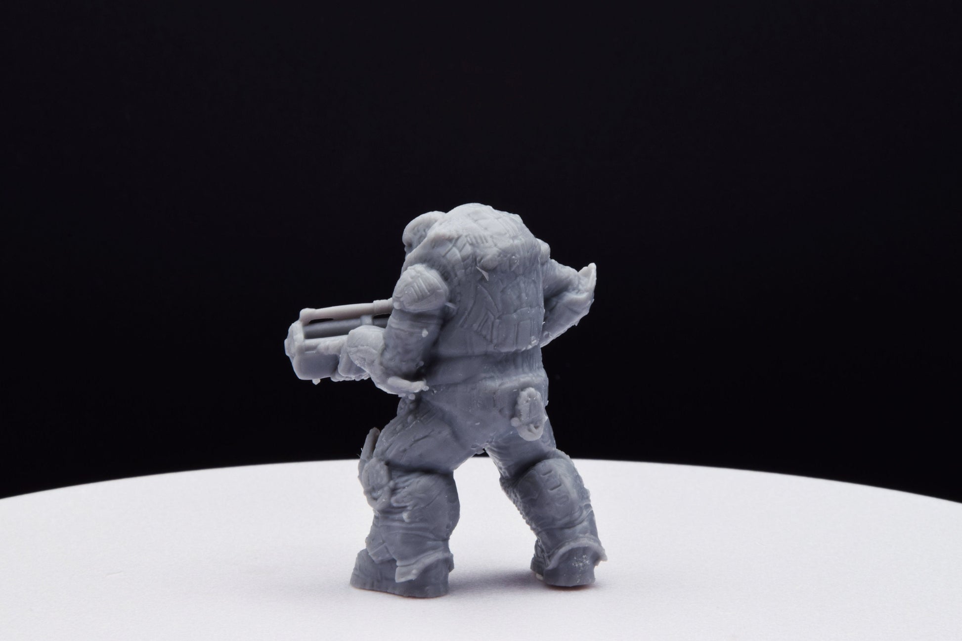 Gears Of War Boomer Ot Miniature - TheSTLSmith - 3D Printed with high quality resin for Skirmish/D&D games