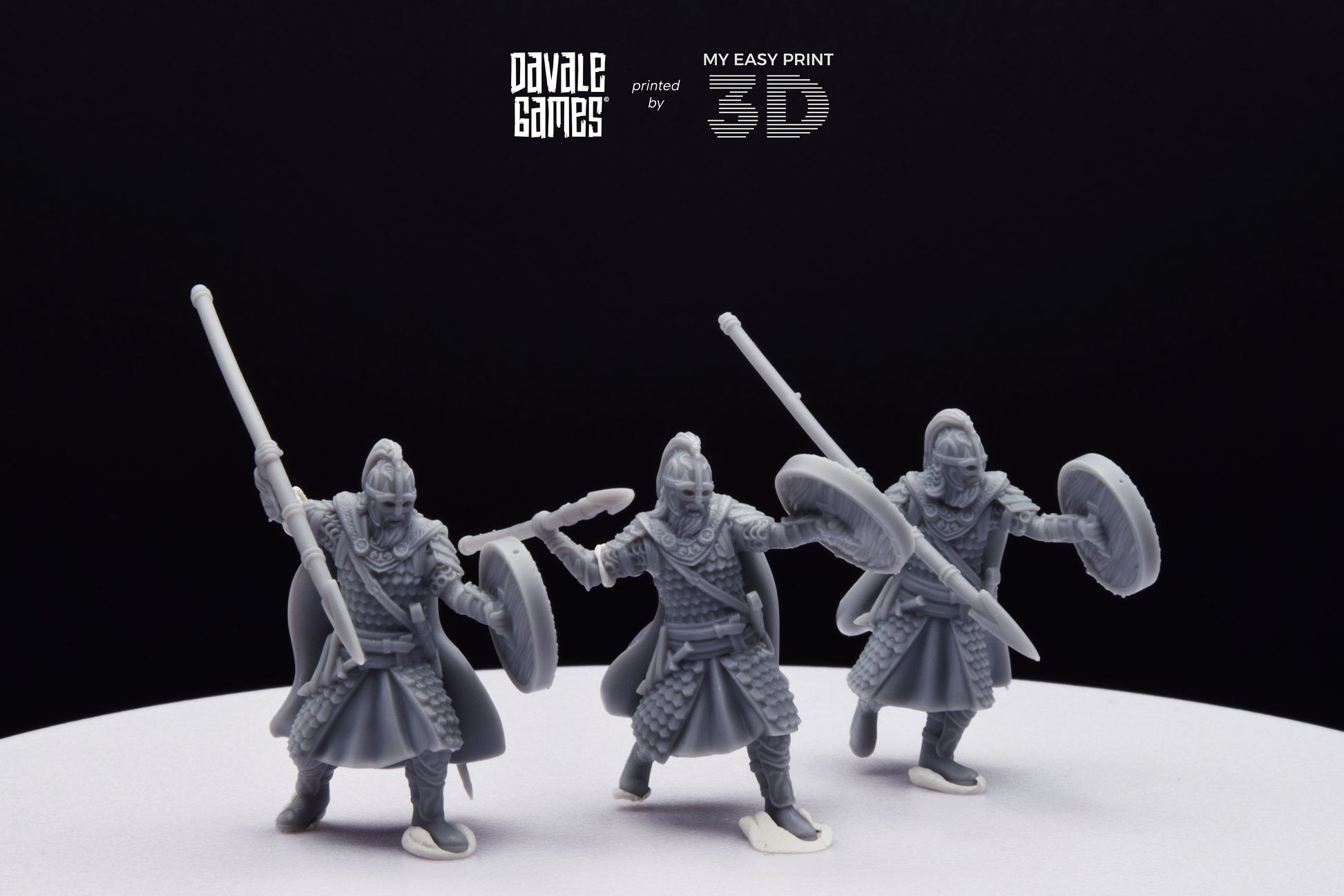 West Human Royal Guard - Foot - Davale Games - 3D Printed with high quality resin for LOTR/D&D games