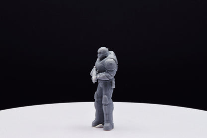 Gears Of War Onyx Guard Male Ot Miniature - TheSTLSmith - 3D Printed with high quality resin for Skirmish/D&D games