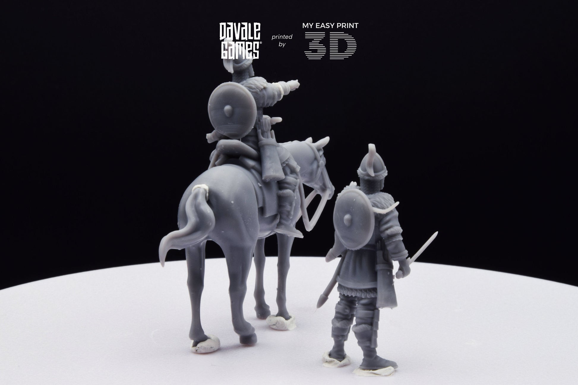 Attila the Hun - Battle of The Catalaunian Plains - Foot and Mounted - Davale Games - Historical games - 3D Printed with high quality resin