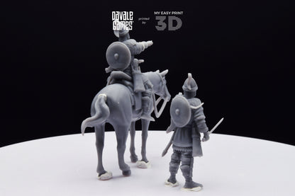 Attila the Hun - Battle of The Catalaunian Plains - Foot and Mounted - Davale Games - Historical games - 3D Printed with high quality resin
