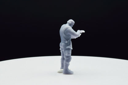 Gears Of War Dominic Santiago Gardener Ot Miniature - TheSTLSmith - 3D Printed with high quality resin for Skirmish/D&D games