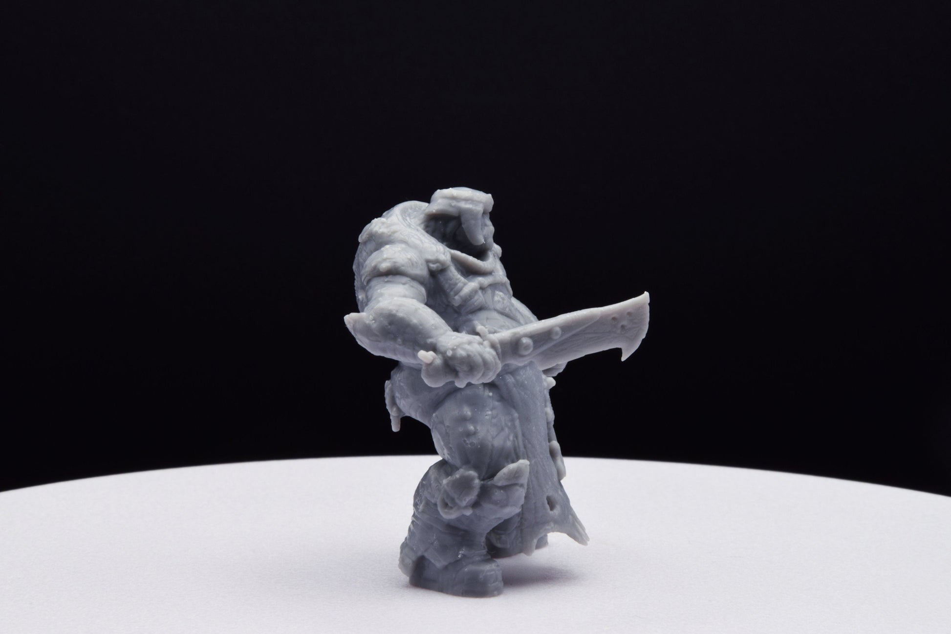 Gears Of War Boomer Butcher Ot Miniature - TheSTLSmith - 3D Printed with high quality resin for Skirmish/D&D games