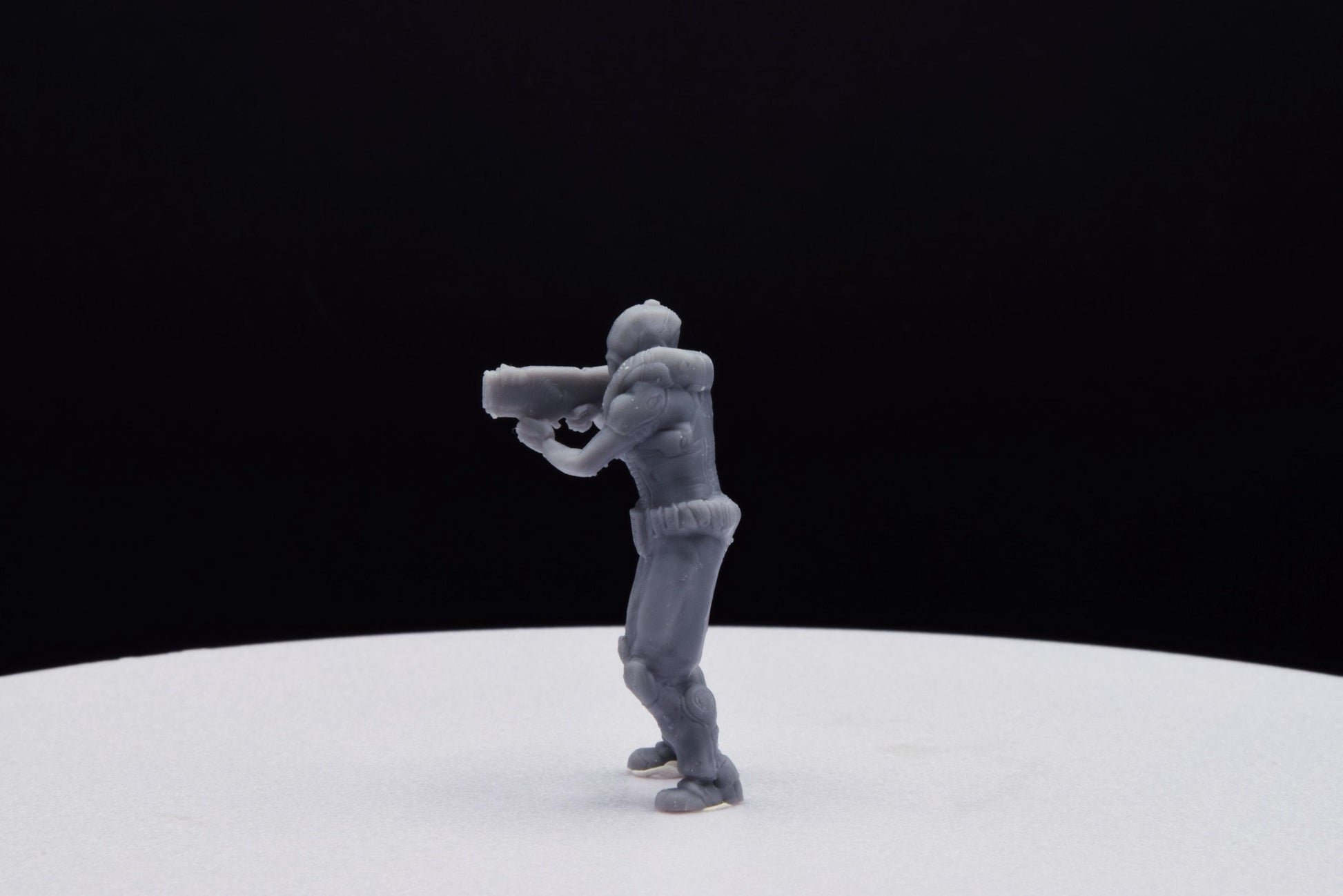 Doom UAC Marine 02 Miniature - Fanmade - TheSTLSmith - 3D Printed with high quality resin for Skirmish/D&D games