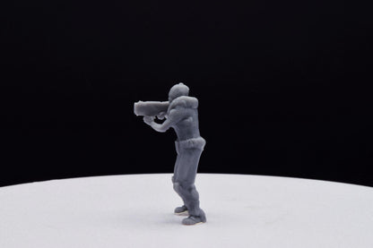 Doom UAC Marine 02 Miniature - Fanmade - TheSTLSmith - 3D Printed with high quality resin for Skirmish/D&D games