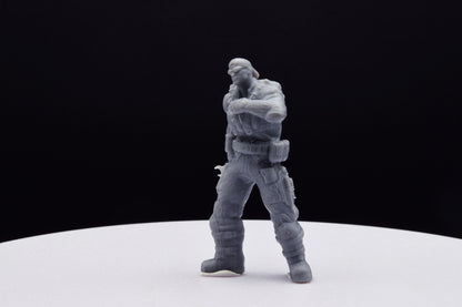 Gears Of War Damon Baird Mechanic Ot Miniature - TheSTLSmith - 3D Printed with high quality resin for Skirmish/D&D games