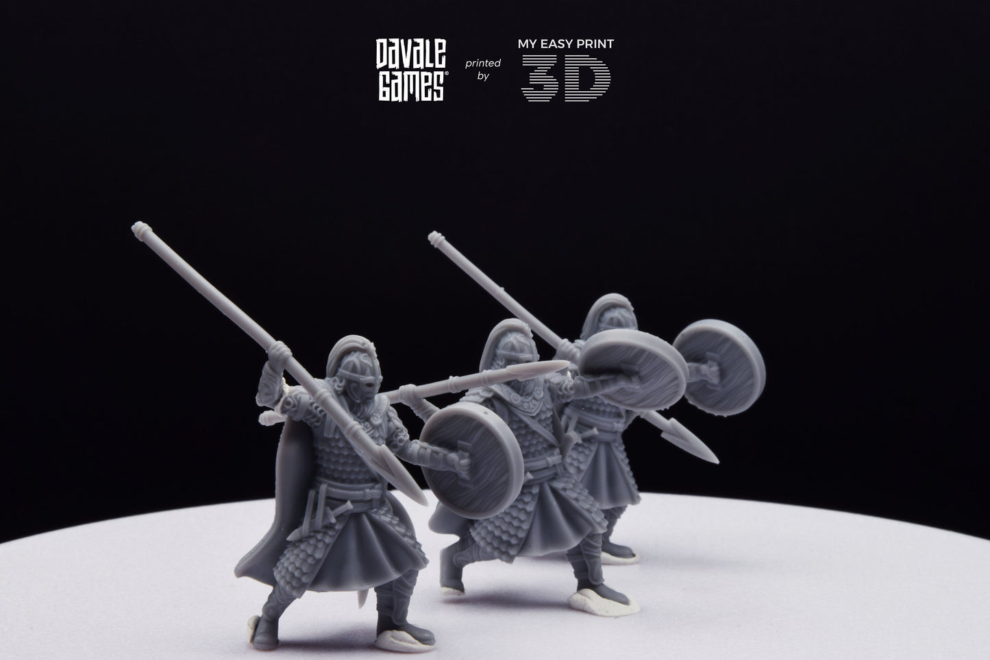West Human Royal Guard - Foot - Davale Games - 3D Printed with high quality resin for LOTR/D&D games