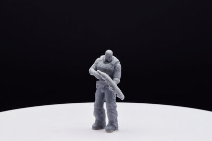 Gears Of War Jace Stratton Ot Miniature - TheSTLSmith - 3D Printed with high quality resin for Skirmish/D&D games