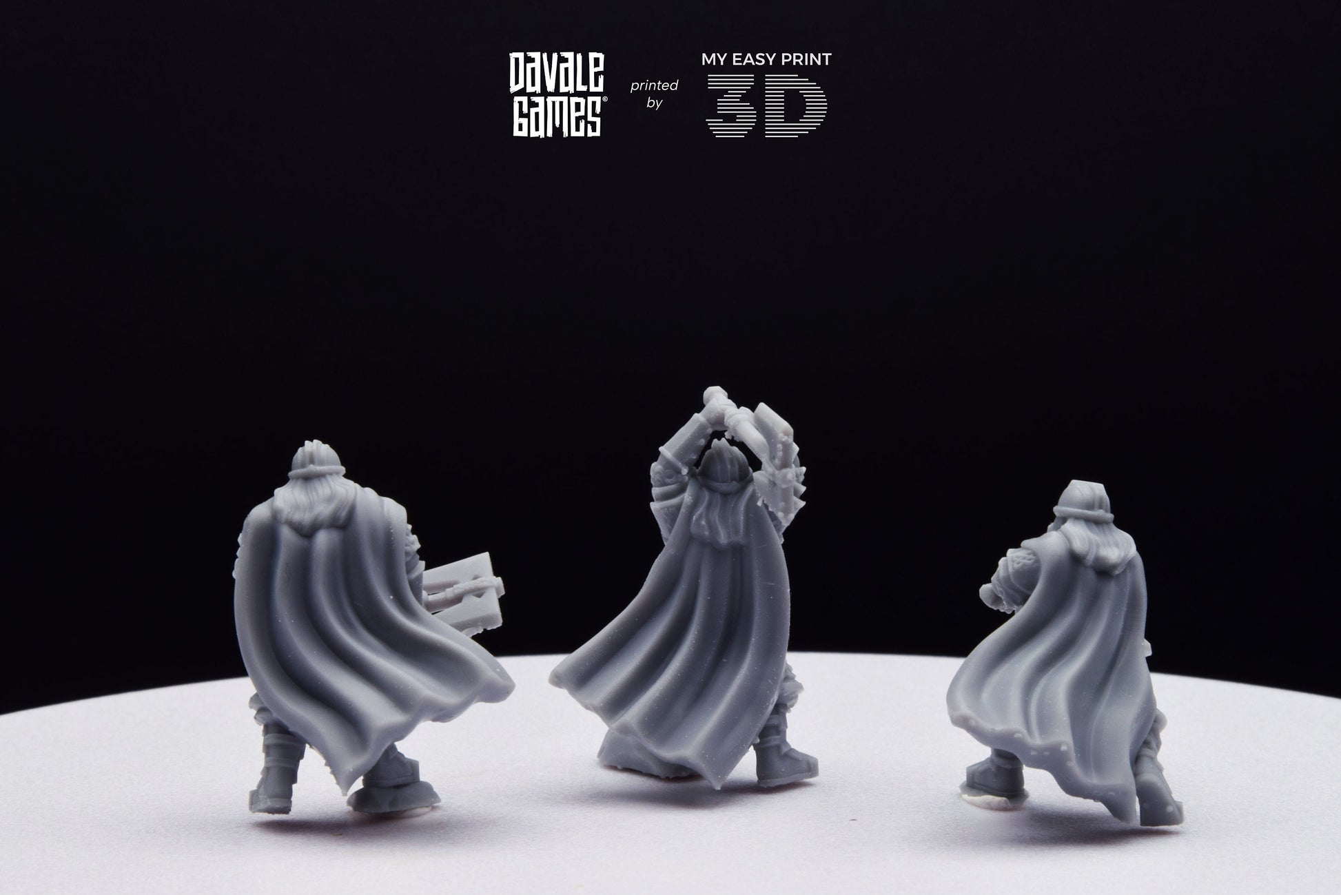 Kalak Dwarf King Guard - Davale Games - 3D Printed with high quality resin for LOTR/D&D games