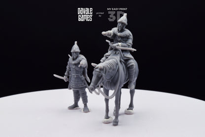 Attila the Hun - Battle of The Catalaunian Plains - Foot and Mounted - Davale Games - Historical games - 3D Printed with high quality resin