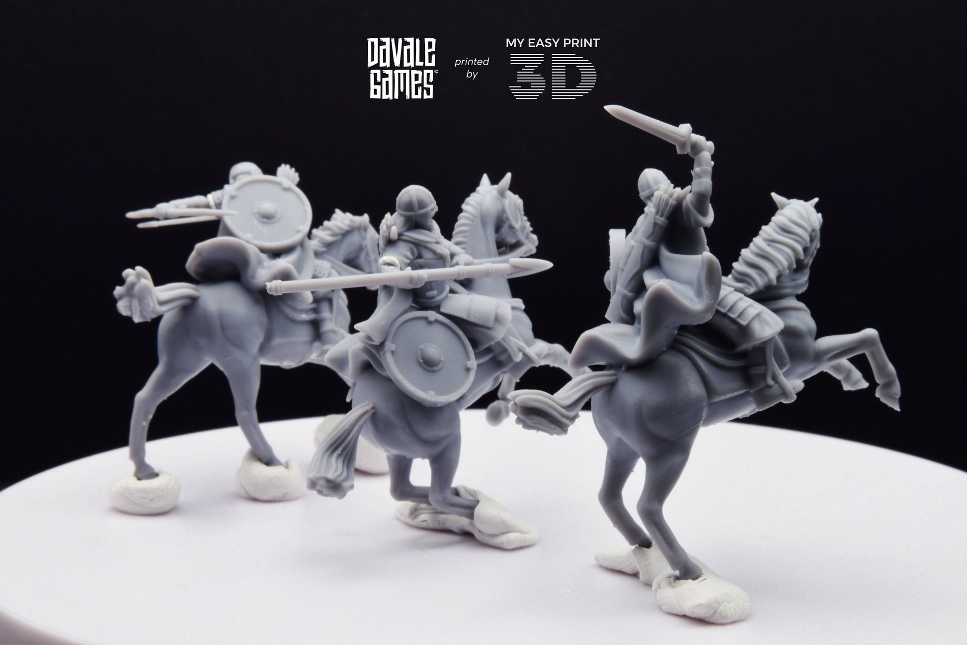 West Riders - Mounted - Davale Games - 3D Printed with high quality resin for LOTR/D&D games