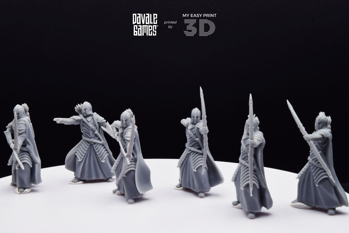Bloody Warrior with Bow - Davale Games - 3D Printed with high quality resin for LOTR/D&D games