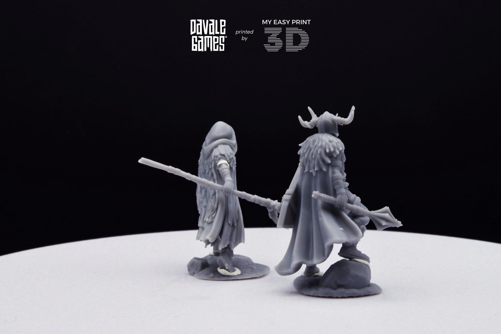 Aratch and Hetch, Khalüm Commanders - Dead City - Davale Games - 3D Printed with high quality resin for LOTR/D&D games