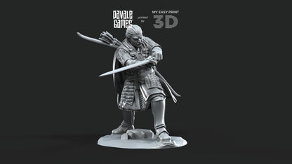 Aranäe, The King&#39;s son - Dead City - Davale Games - 3D Printed with high quality resin for LOTR/D&D games