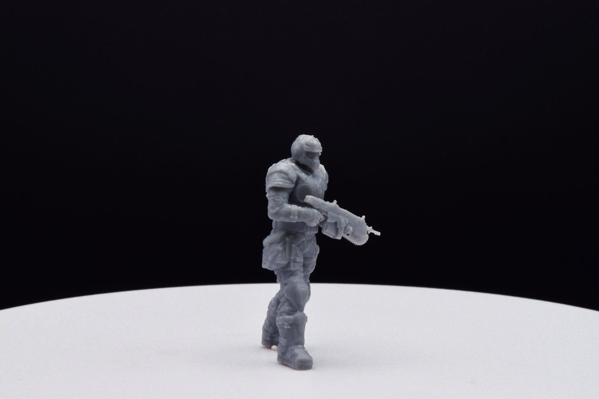 Gears Of War Anthony Carmine Ot Miniature - TheSTLSmith - 3D Printed with high quality resin for Skirmish/D&D games