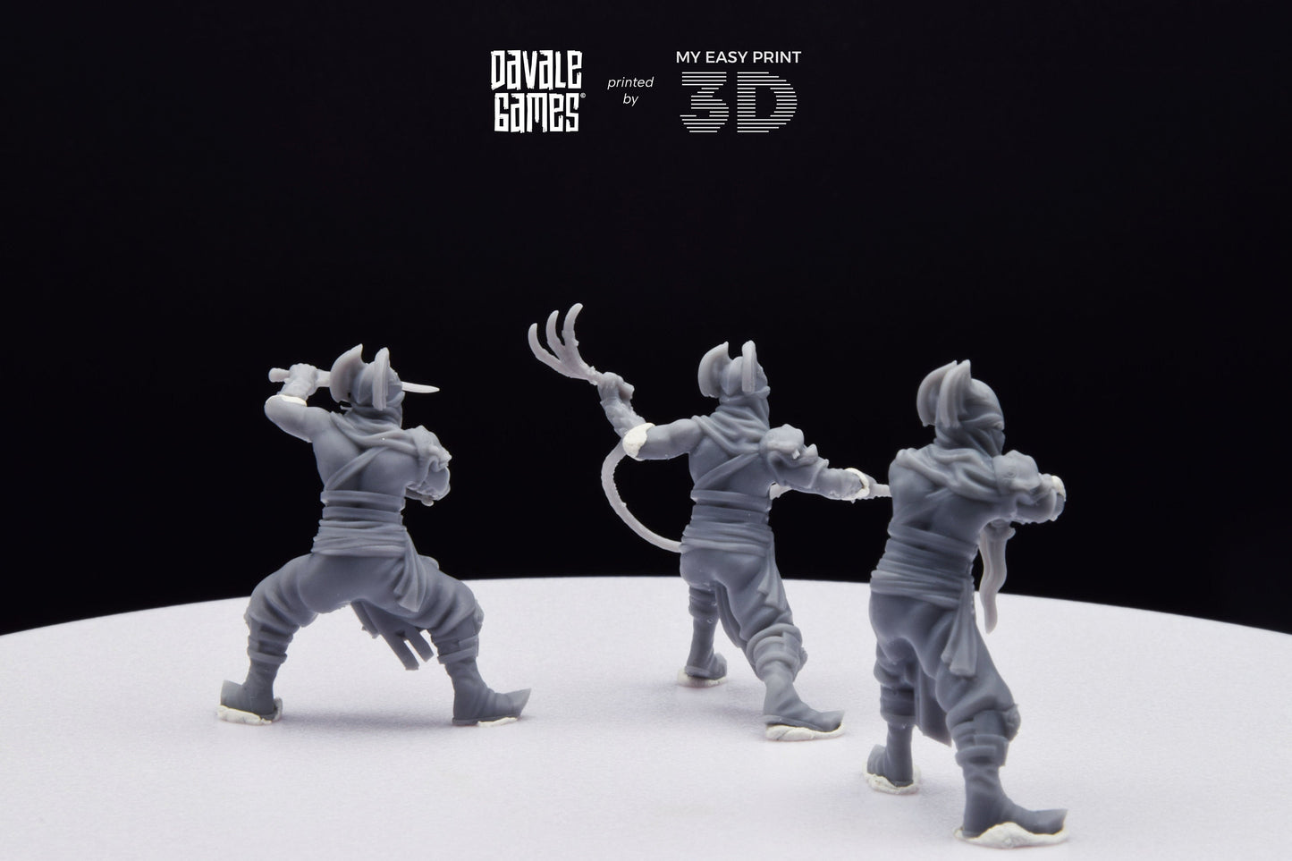 Dragon Army Assassin - Davale Games - 3D Printed with high quality resin for LOTR/D&D games