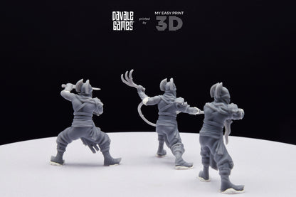 Dragon Army Assassin - Davale Games - 3D Printed with high quality resin for LOTR/D&D games