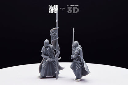 Bloody Elf Commander - Davale Games - 3D Printed with high quality resin for LOTR/D&D games