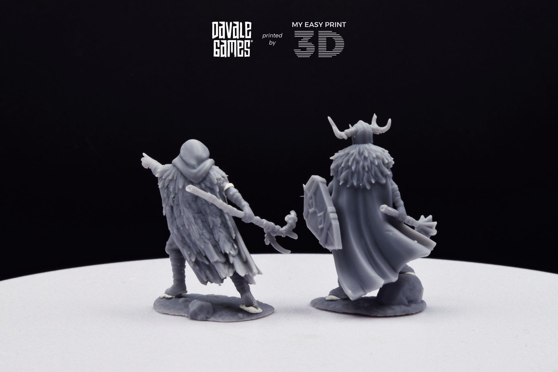 Aratch and Hetch, Khalüm Commanders - Dead City - Davale Games - 3D Printed with high quality resin for LOTR/D&D games