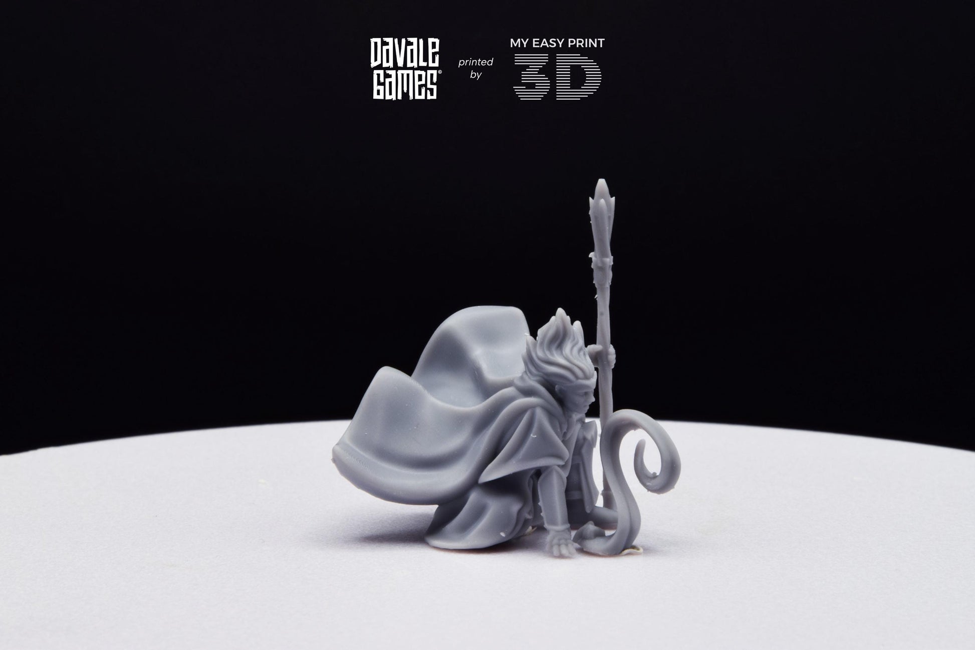 Bloody Storm Wizard - Davale Games - 3D Printed with high quality resin for LOTR/D&D games