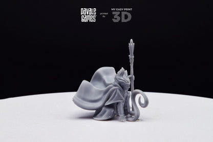Bloody Storm Wizard - Davale Games - 3D Printed with high quality resin for LOTR/D&D games