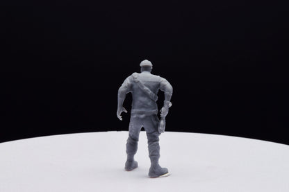 Gears Of War Del Walker Outsider Miniature - TheSTLSmith - 3D Printed with high quality resin for Skirmish/D&D games