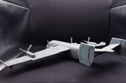 Gears Of War Condor Trasport Plane - TheSTLSmith - 3D Printed with high quality resin for Skirmish/D&D games