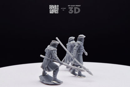 Snake Rider - Davale Games - 3D Printed with high quality resin for LOTR/D&D games
