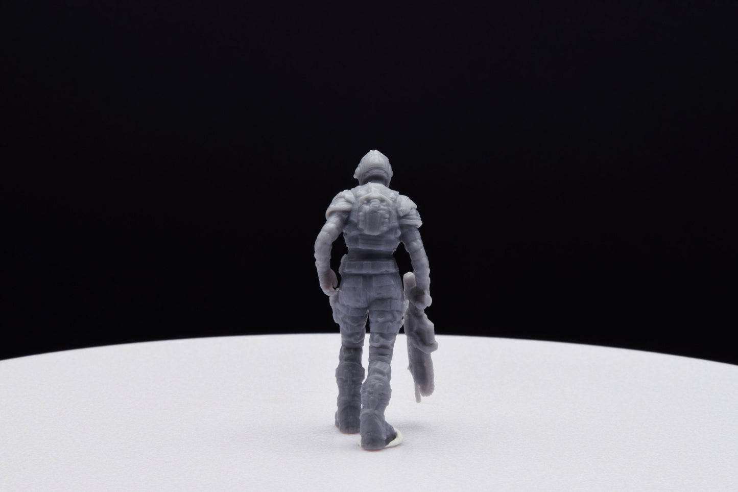 Gears Of War COG Soldier Winter Female Miniature - TheSTLSmith - 3D Printed with high quality resin for Skirmish/D&D games