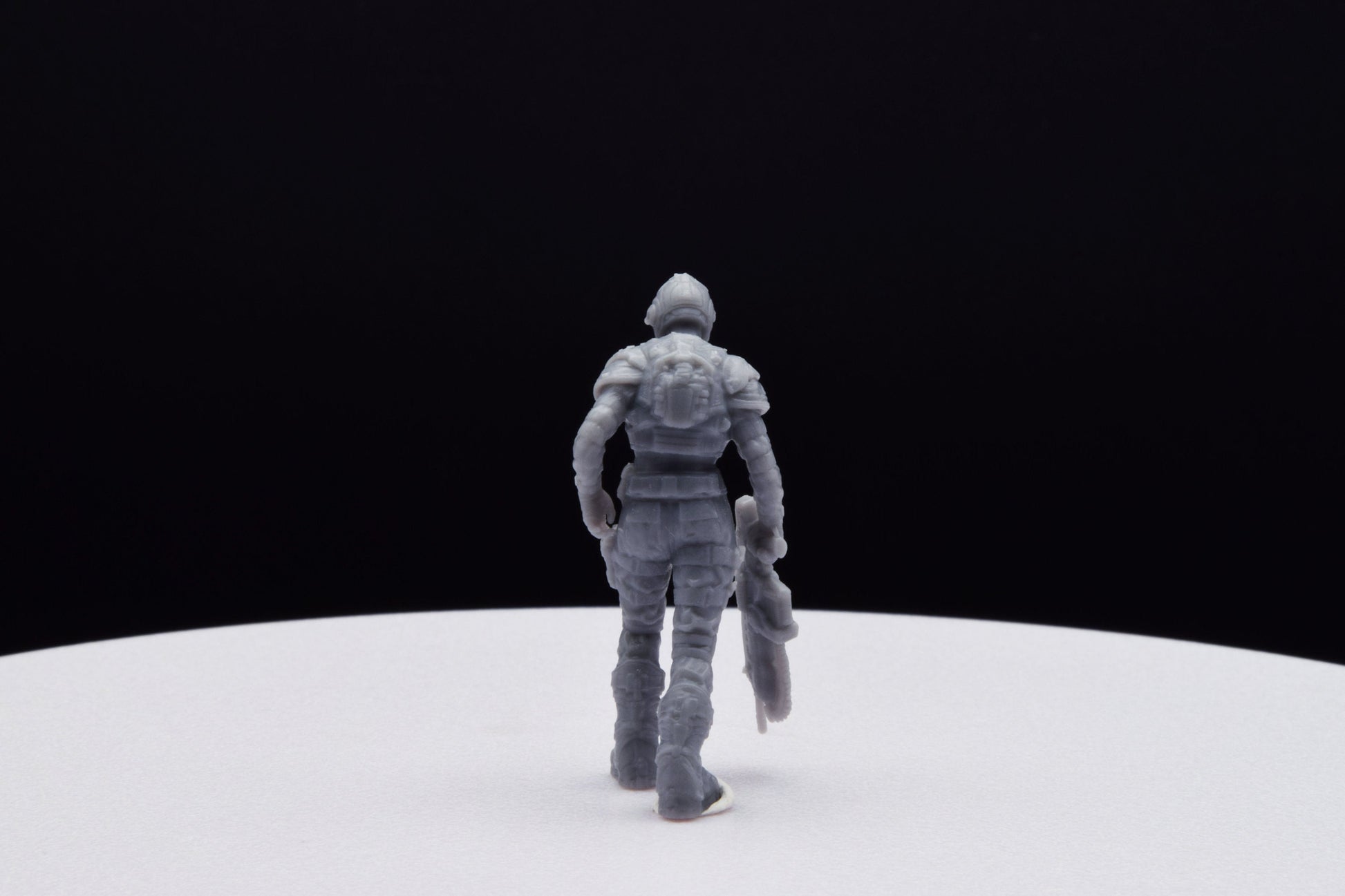 Gears Of War COG Soldier Winter Female Miniature - TheSTLSmith - 3D Printed with high quality resin for Skirmish/D&D games
