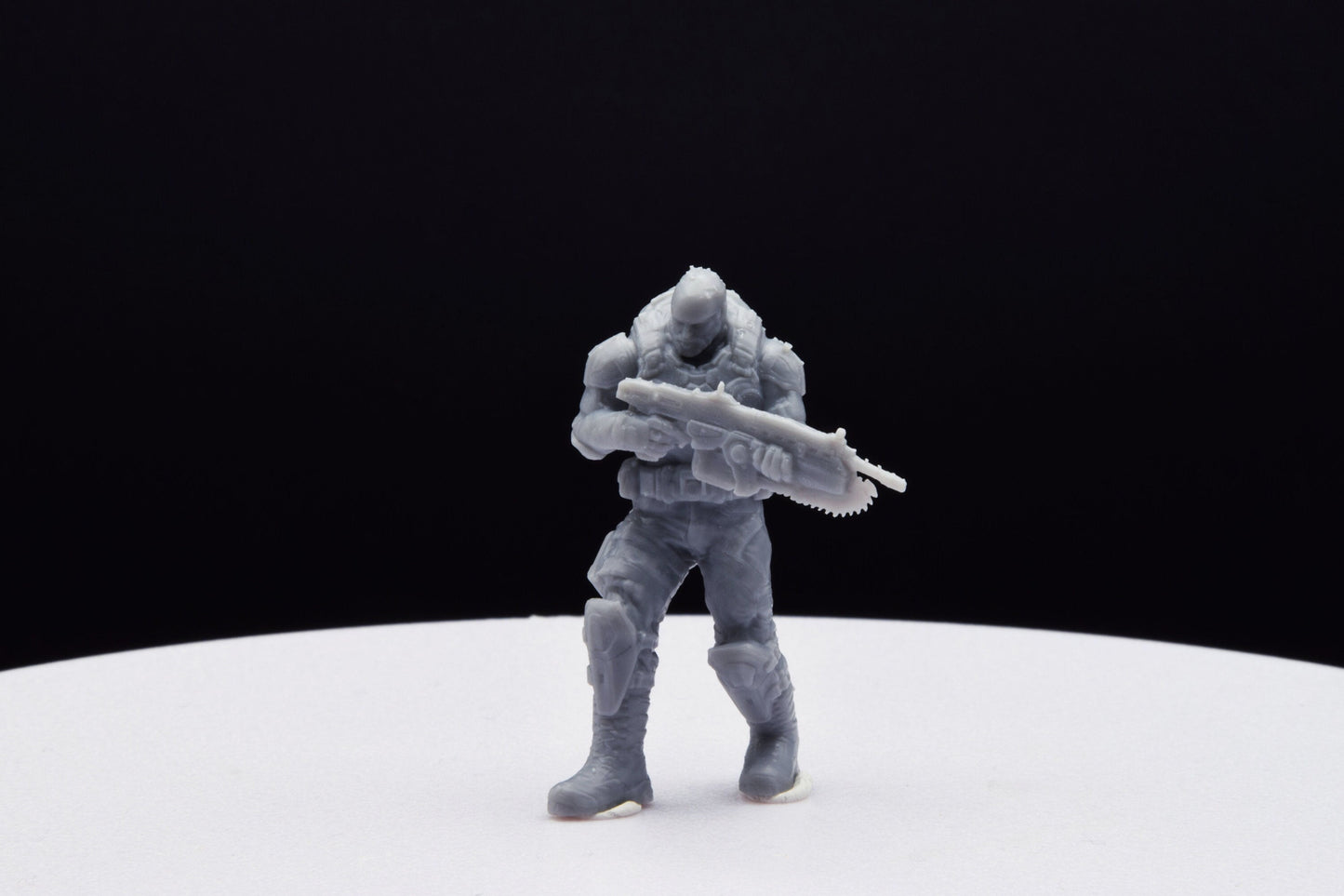 Gears Of War COG Marcus Old Miniature - TheSTLSmith - 3D Printed with high quality resin for Skirmish/D&D games
