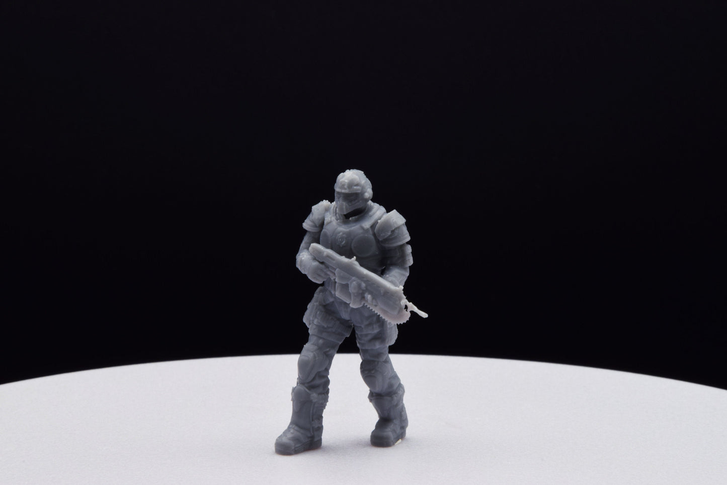 Gears Of War Anthony Carmine Ot Miniature - TheSTLSmith - 3D Printed with high quality resin for Skirmish/D&D games