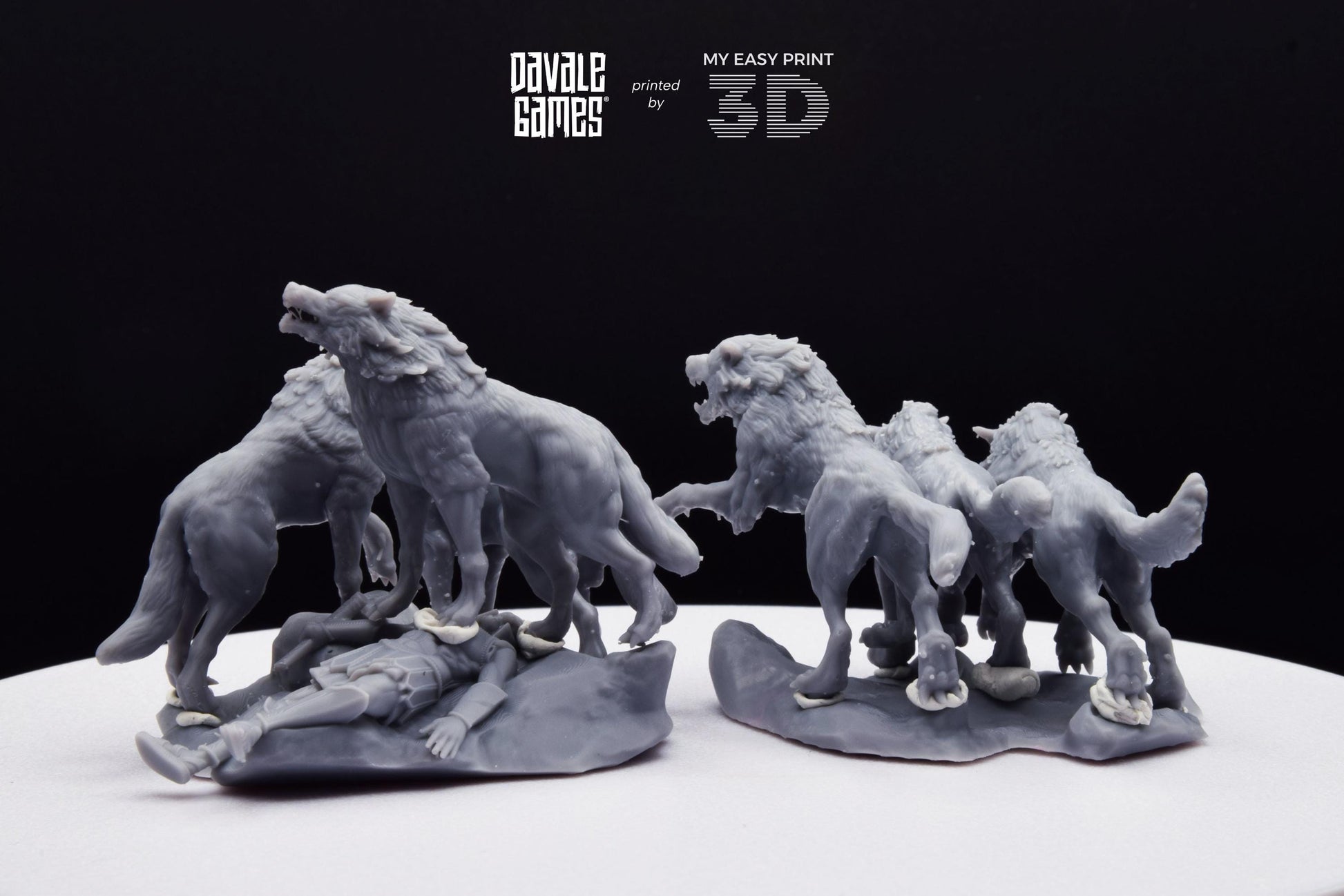 Fenrir Wolf Litter (ODIN) - Davale Games - Mythological games - 3D Printed with high quality resin
